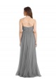 Sleeveless Slate Grey A-Line Sweetheart Bridesmaid Gown Maidstone