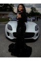 Long Sleeves Black Sheath One Shoulder Prom Dress Maidstone