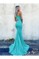 Sleeveless Shown Color Mermaid One Shoulder Prom Dresses Maidstone
