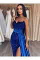 Sleeveless Royal Blue Sheath Sweetheart Prom Dresses Maidstone