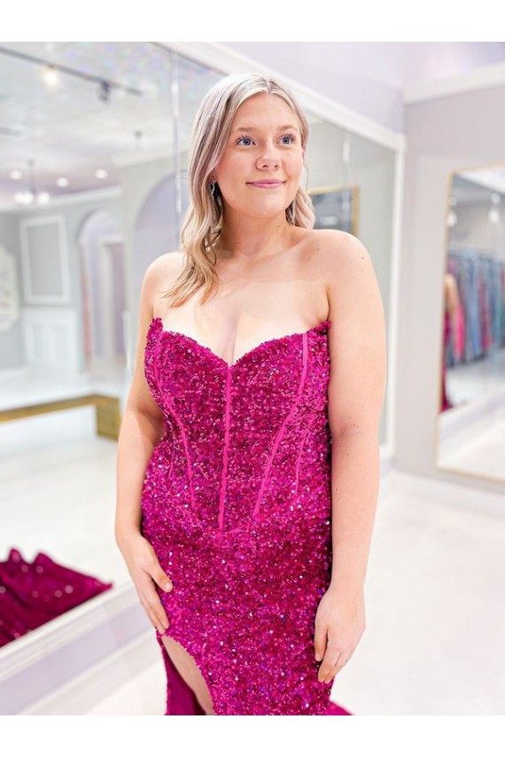Sleeveless Shown Color Sheath Sweetheart Evening Dress Maidstone