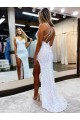 Sleeveless Shown Color Sheath V-Neck Prom Dress / Evening Dress Maidstone