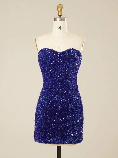 Sleeveless Shown Color Sheath Sweetheart Prom Dress Maidstone