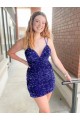 Sleeveless Shown Color Sheath V-Neck Cocktail Dress / Prom Dress Maidstone