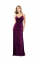 Sleeveless Grape Criss Cross Back A-Line Scoop Neck Formal Evening Gown / Prom Dress / Bridesmaid Dress Maidstone