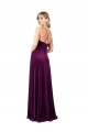 Sleeveless Grape Criss Cross Back A-Line Scoop Neck Formal Evening Gown / Prom Dress / Bridesmaid Dress Maidstone