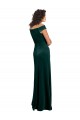 Cap Sleeves Dark Green A-Line Square Neck Formal Evening Gown / Prom Dress / Bridesmaid Dress Maidstone