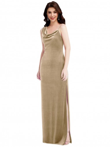 Sleeveless Champagne Sheath One Shoulder Black Tie Evening Gown / Prom Dress / Bridesmaid Dress Maidstone