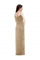 Sleeveless Champagne Sheath One Shoulder Black Tie Evening Gown / Prom Dress / Bridesmaid Dress Maidstone