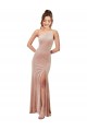 Sleeveless Pink Sheath One Shoulder Black Tie Evening Gown / Prom Dress / Bridesmaid Dress Maidstone