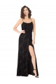 Sleeveless Black Criss Cross Back A-Line Spaghetti Straps Bridesmaid Dress Maidstone