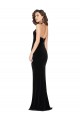 Sleeveless Black Low Back Sheath Halter Neck Semi Formal Evening Dress / Prom Dress / Bridesmaid Dress Maidstone