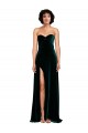 Sleeveless Dark Green Low Back A-Line Sweetheart Semi Formal Evening Dress / Prom Dress / Bridesmaid Dress Maidstone